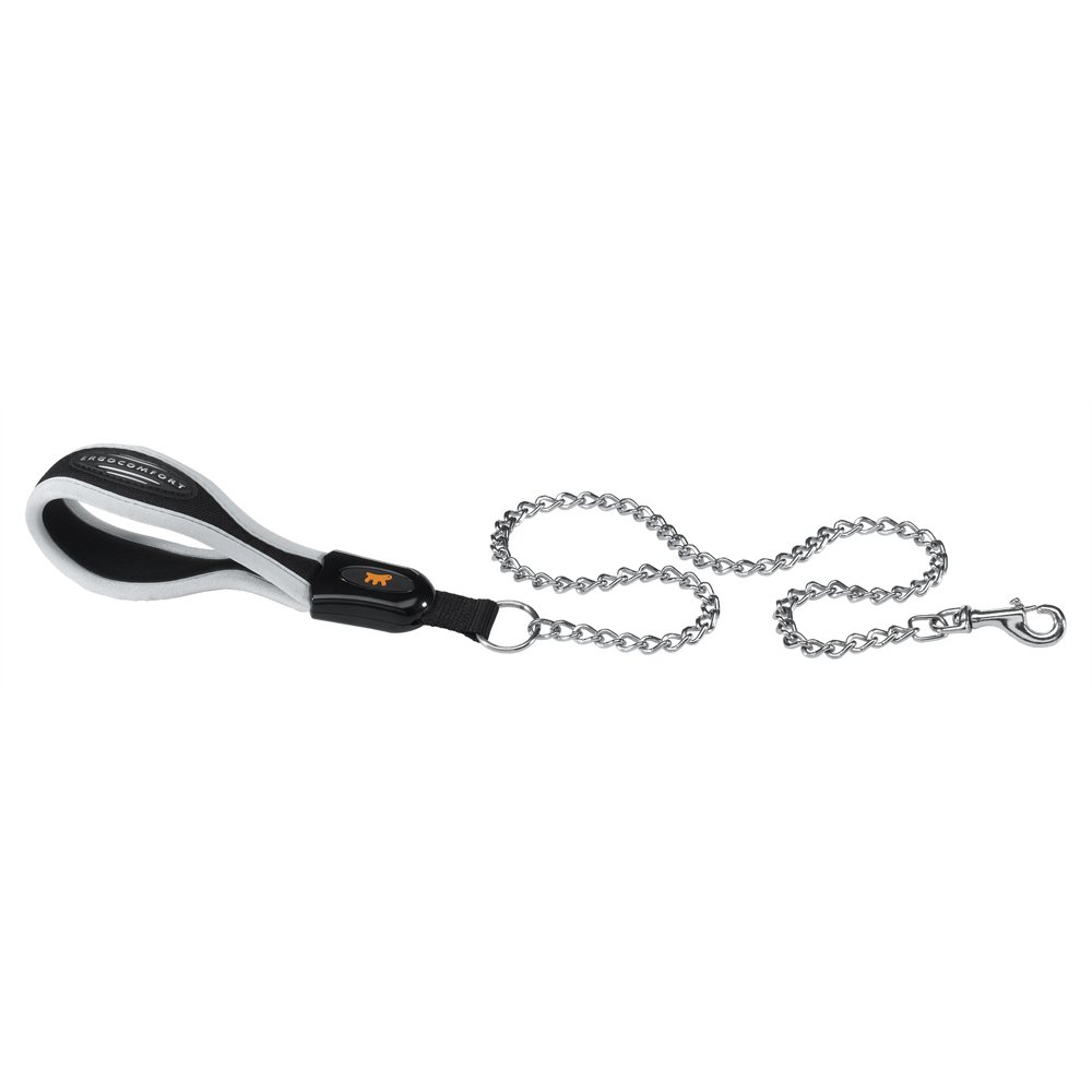 Ferplast Anti-bite Metal Dog Leash ERGOCOMFORT METAL, Ergonomic Handle, Soft padding, Length 105 cm.