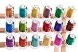 18 Spool Metallic Embroidery Machine Thread