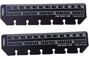 2Pcs A6 6 Holes Index Ruler Bookmark Notebooks Accessories Ruler for Binder Planner Notebook Fine Office School Supply Handy 