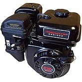 Predator 6.5 HP 212cc OHV Horizontal Shaft Gas Engine - NOT Certified for California; Fuel Shut Off and Recoil Start