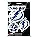 Fanmats NHL Tampa Bay Lightning Team Decal, 3-Pack , Blue