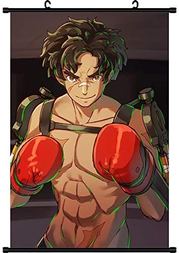 Amazon Com Mxdfafa Megalo Box Joe Anime Fabric Wall Scroll Poster 16 X 23 Inches Multi 03 Posters Prints
