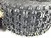MASSFX Polished Aluminum Rims & Tires Wheels kit Fits Yamaha YFZ350 Banshee 350