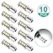 Sunnest Super Bright 1156 LED Light bulb, 12V 7506 1003 1141 18-SMD LED Bulbs For Car Rear Turn Signal lights Interior Brake Light Lamp Backup Lamps RV Camper White 10-pack
