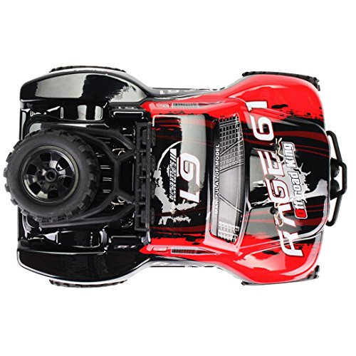 1:18 2WD RC Car,High Speed Racing Off Road Vehicle Toy Remote Control Car for Adults + Kids (1885-A Red) - Thumbnail 3