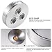 LEDGLE 6 Pack LED Under Cabinet Lighting Kit 18W Under Counter Lights Puck Lights DC 12V Kitchen Lighting Closet Lights 3000K Warm White All Accessories Included