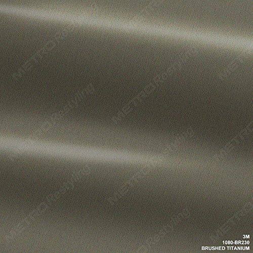 3M 1080 BR230 BRUSHED TITANIUM 60"x12" Vinyl Wrap