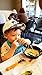 AGIBABY STEELO Infant & Toddler Cute Bulldog snapback flat brim hats (Black), One Size