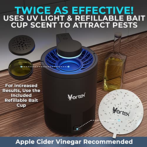 Vortex Indoor Insect Trap Catcher & Killer for Fruit Flies, Gnat