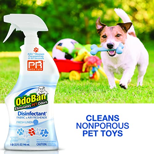 Pets Rule OdoBan ReadytoUse Pet Odor Eliminator & Disinfectant, 32
