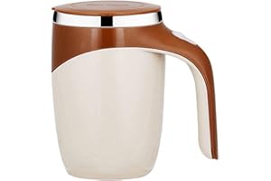TXLOOK Automatic Magnetic Stirring Coffee Mug, Rotating Home Office Travel Mixing Cup，Funny Electric Stainless Steel Self Mixing Coffee Tumbler, Suitable for Coffee, Milk, Cocoa and Other Beverages……