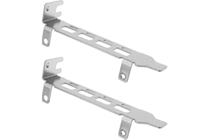The Lord of the Tools 2pcs Low Profile Bracket Compatible with AMD FirePro Radeon WX4100 WX 4100 WX3200 WX 3200