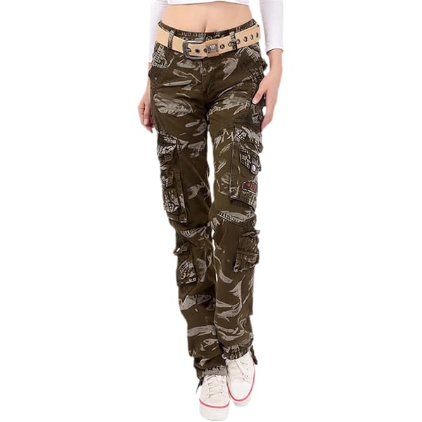 Mujer Pantalones Verano Mallas Mujer Fitness Elásticos Mallas Moda Pantalones Camuflaje Color