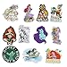 100Pack Different Cartoon Princess Themes Stickers Snow White Princess Anna Sticker Decals for Water Bottle Laptop Cellphone Bicycle Motorcycle Car Bumper Luggage Travel Case. Etc (Cartoon Princess)