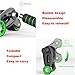 ATHLDYN AB Roller Wheel for Abdominal Exercise, 4 Wheel Foldable Abs Roller for Women and Men with Knee Pad & Resistance Band,Abdominal Muscle Training Wheel,Abs Exercise Wheel Roller
