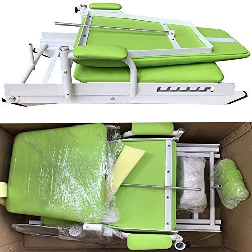 Superdental Portable Folding Chair Mobile Unit+5W LED Surgical Light Lamp+Waste Basin