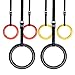 Yes4All Olympic Exercise Fitness Crossfit Gymnastic Rings with Flexible Buckles - Top Rated Quality, Designed to Withstand up to 2000 lbs