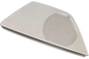 Goodithy Compatible with BMW 5 Series, Front Door Horn Loudspeaker Cover Interior Left/Right Sound Audio Speaker Cover Trim Replacement for BMW F10 F11 F18 520 523 525 530 (Oyster Right)