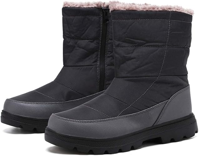 Amazon ヤク 女性用 スノーブーツ おしゃれ 男性用 あったか 滑りにくい 黒 柔らか 防風防滑 保暖 おしゃれ ハンサム コンフォート 24 5cm 25cm ウィンターブーツ レディース メンズ 代 30代 40代 ボア 冬 カジュアル 雪 冬靴 ブーツ ブーティ