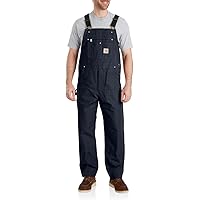 Amazon.com: Carhartt Men's Loose Fit Firm Duck Bib Overall, Black