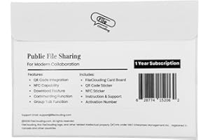 FileClouding Public File Sharing Solution - Simplify Public File Sharing with QR Code and NFC technology - QR Code sticker an