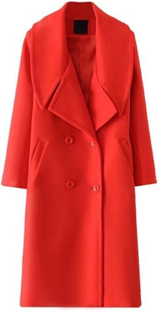 Herren Wintermantel – Slim Fit, Langer Wollmantel, Elegant & Warm Für Outdoor & Freizeit