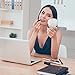 TRESUTOPIA LED Compact Mirror, Folding Travel Mirror, Magnifying Lighted Makeup Handy Mirror, Perfect for Purses, Double-Sided 1x/5x Magnification