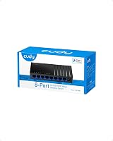 Cudy GS108D 8-Port Gigabit Unmanaged Ethernet Switch Rj45 Plug Play Fanless view 9