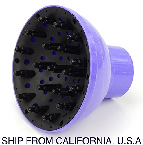 Hairdressing Salon Curly Hair Dryer Diffuser Tool (Purple)