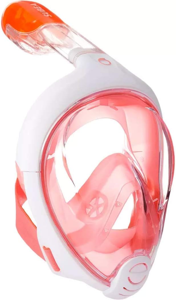 TRIBORD EasyBreath Full Face, Anti-Fog, Hypoallergenic Silicone Facial Lining Snorkeling Mask