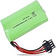 HRYHWASE 7.4V 500mAh Li-ion Battery Pack RC Replacement Rechargeable Battery Pack Built-in 14500 * 2 Cell for Toys,Drone,Remote Control Car Accessory