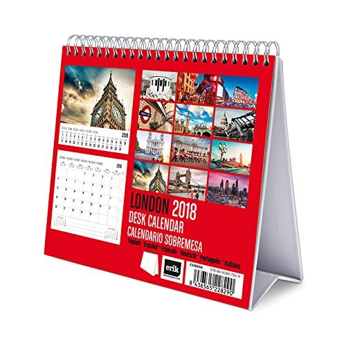 Calendar Desktop Deluxe 2018 London