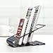 Stock Show 1Pcs Space Saving Metal TV Remote Control Storage Organizer/Caddy/Rack/Organizer,Black