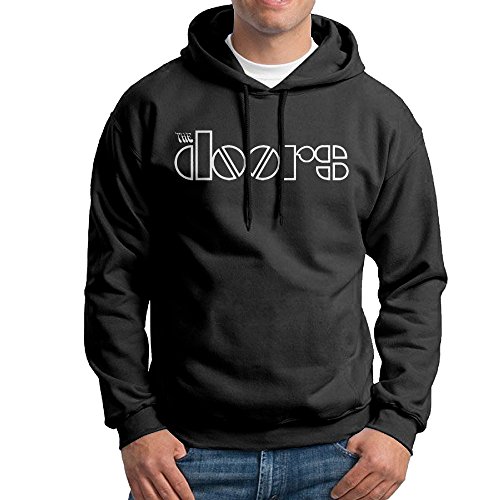 The Door Jim Morrison Logo Boys Long Sleeve Black Hoodies