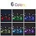 Led Strip Lights Battery Powered, RGB led Strip with RF Remote, Waterproof, 4 AA Batteries, Underglow Light for Longboard, Skateboards and Scooter, Bicycle, TV (1x 3.28ft) (5050 RGB, 1x 3.28ft)