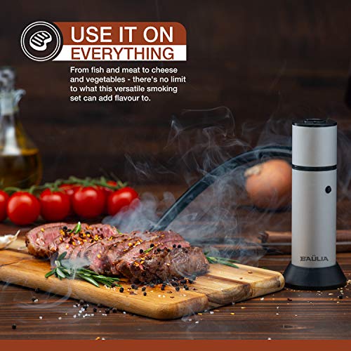 Baulia SI825 Hand Held Gun, Kitchen Smoker for Meat & Cocktails-Indoor Food & Drink Smoking Machine for Sous Vide Accessories - Add Some Rich SMO, 3x3x3 - Thumbnail 3