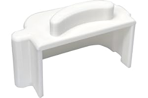 YENANA For Samsung Refrigerator Door Flipper Mullion Repair Part, compatible with Samsung RF28HDEDBSR model; Samsung French Door Mullion Flap Repair Part - White