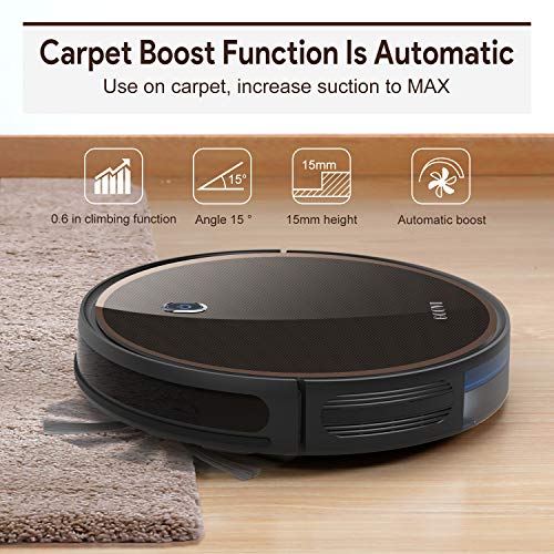Robot Vacuum, GOOVI Robotic Vacuum Cleaner, Multiple Cleaning Modes