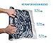 REUSABLE Packing Bags for Travel 5 Large, 5 Medium No Need Pump or Vacuum