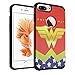 EDEALSAVING Compatible with iPhone 6S+ 7+ 8+ Plus Case 2-Piece Armor Case with Flexible Shock Absorption Case and Wonder Cover for Girls, Lady