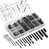 Neiko 50412A Roll Pin Assortment Set with Storage Case, 315 Pieces | Spring Steel
