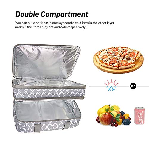 Insulated Casserole Dish Carrier Bag Food Carriers for Hot or Cold