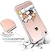 KIOMY for iPhone 6S Case Cat, Ultra Crystal Clear with Design Cute Pile of Cat Texture Bumper Protective Case
