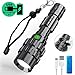 Brionac LED Rechargeable Flashlight High Lumens, Super Bright Waterproof Flashlights Pocket-Sized, 5 Modes, for Camping, Biking, Walking, Outdoor or Gift-Giving (Battery Included)