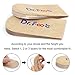 Dr. Foot’s Adjustable Orthopedic Heel Lift Inserts, Height Increase Insole for Leg Length Discrepancies, Heel Spurs, Heel Pain, Sports Injuries, and Achilles tendonitis (Beige, 3 Layers-L)thumb 3