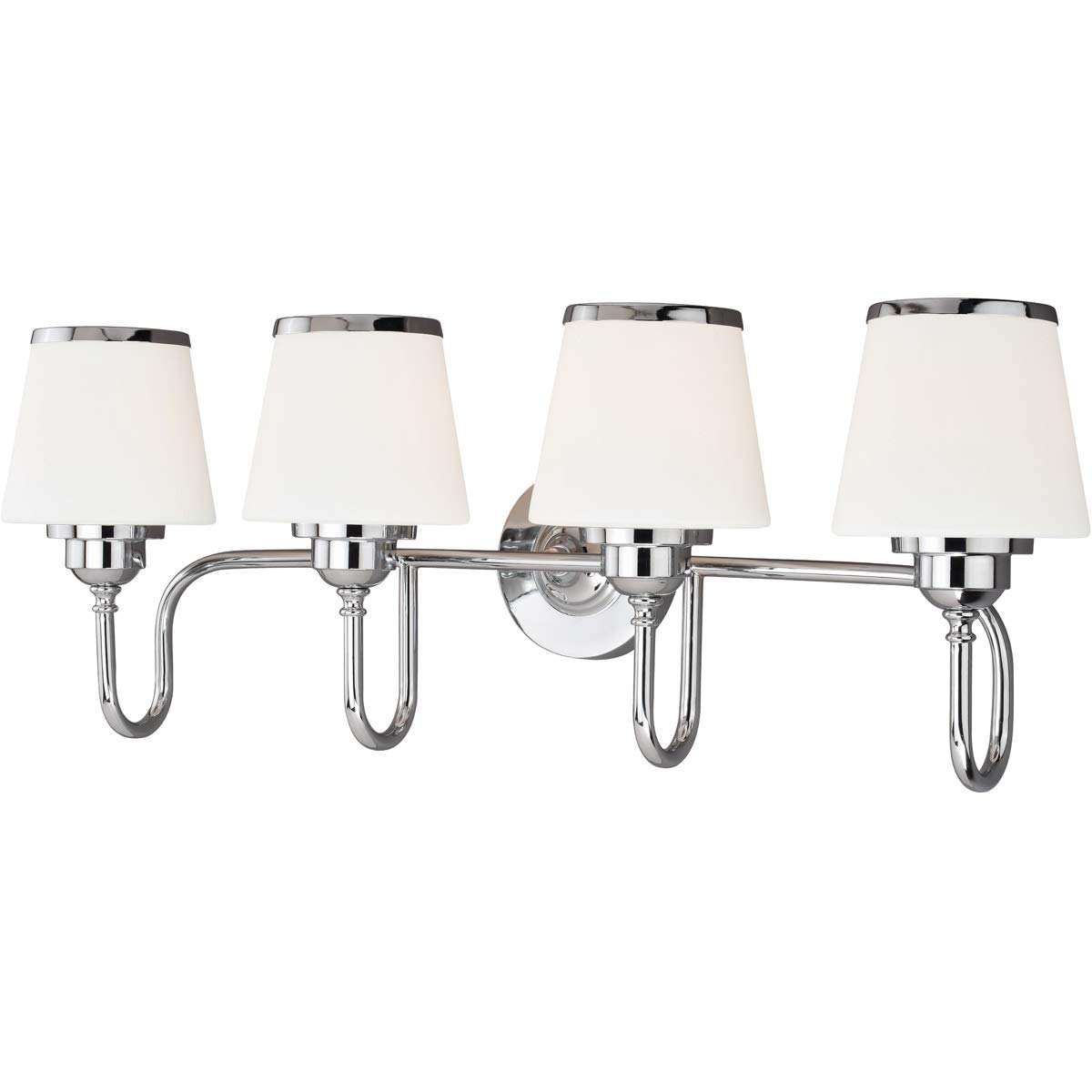 Best Vaxcel 4 Bathroom Vanity Lighting Chrome