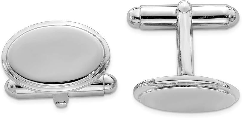 thumbnail image 2 of LeCalla Sterling Silver Cufflinks For Men - Cubic Zirconia Square Cuff Links For Groom & Formal Wear 2 of 13