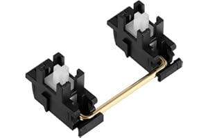 ZugGear Piano Plate Mount Stabilizers 2U 6.25U 7U for Cherry MX Compatible Mechanical Keyboards (DUROCK Piano Plate Mount 60/87 Keyboard Kit)