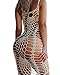 shermie Women's Hollow Out Swimsuit Cover Ups Hollow Out Short Beach Bikini Coverups Beige X-Large
