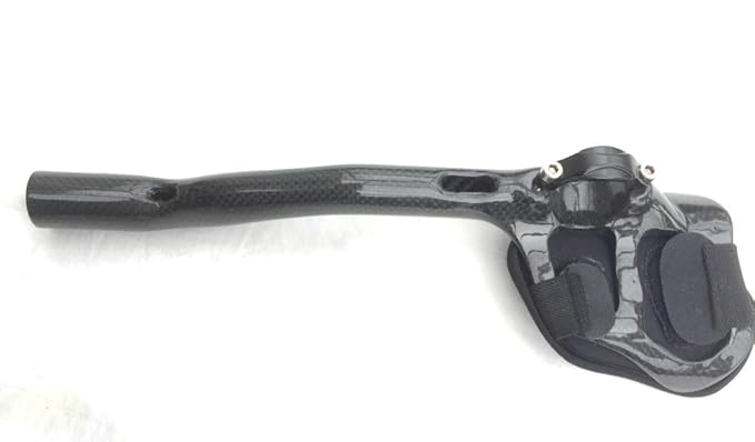 Guidon Triathlon/Contre-la-Montre Carbone 3K, Ultra-Léger 170g, Noir, Diamètre 31,8mm - Carbonenmy
